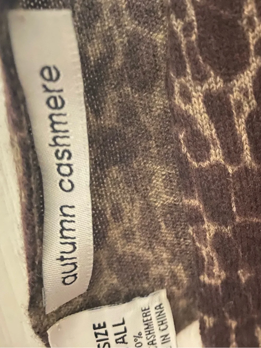Autumn Cashmere Pebbled 100% Cashmere Featherweight Wrap Scarf